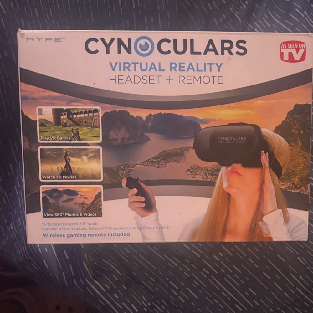 Hype Cynoculars VR Headset and Remote - Black
